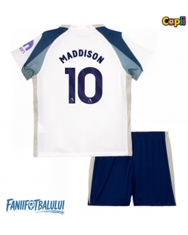 Tottenham Hotspur James Maddison #10 Echipament de Fotbal Replică 2025-26 Copii Acasa (+ Șorturi)